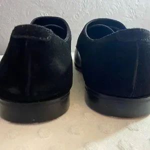  DESIGN monk shoes in black with suede leather emboss panel 13774538-2 main image 2